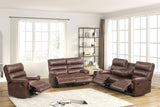Albert Brown 3-Piece Reclining Living Room Set by Happy Homes at Eve Furniture