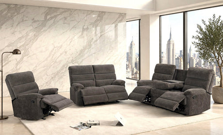 Albert Brown Performance Fabric Reclining Living Room Set by Happy Homes at Eve Furniture