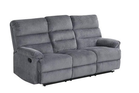 Albert Gray Fabric 3-Piece Reclining Living Room Set by Happy Homes at Eve Furniture