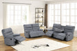 Albert Gray Fabric 3-Piece Reclining Living Room Set by Happy Homes at Eve Furniture