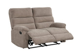 Albert Mocha/Brown Fabric Reclining Living Room Set by Happy Homes at Eve Furniture