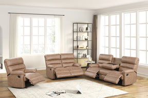 Albert Saddle 3-Piece Reclining Living Room Set by Happy Homes at Eve Furniture
