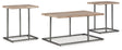 Albreane Grayish Brown/Black Table (Set of 3) by Ashley at Eve Furniture