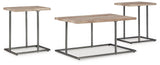 Albreane Grayish Brown/Black Table (Set of 3) by Ashley at Eve Furniture