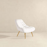 Aubrey French Boucle Lounge Chair by Ashcroft Imports at Eve Furniture
