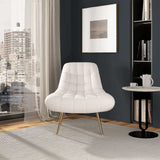 Aubrey French Boucle Lounge Chair by Ashcroft Imports at Eve Furniture