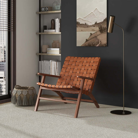 Kangley Leather Arm Chair by Ashcroft Imports at Eve Furniture