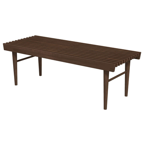 Mia Mid Century Modern Solid Wood Bench by Ashcroft Imports at Eve Furniture