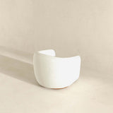 Elise Mid Century Modern Beige Boucle Swivel Chair by Ashcroft Imports at Eve Furniture