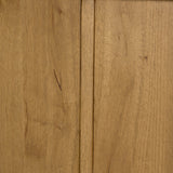 Alcott Brown Wood 4 Door Closed Sideboard by Mercana at Eve Furniture