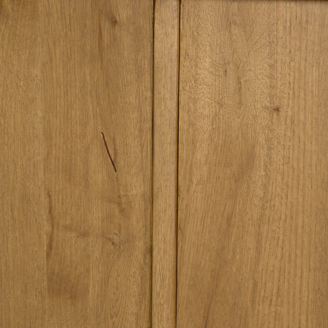 Alcott Brown Wood 4 Door Closed Sideboard by Mercana at Eve Furniture