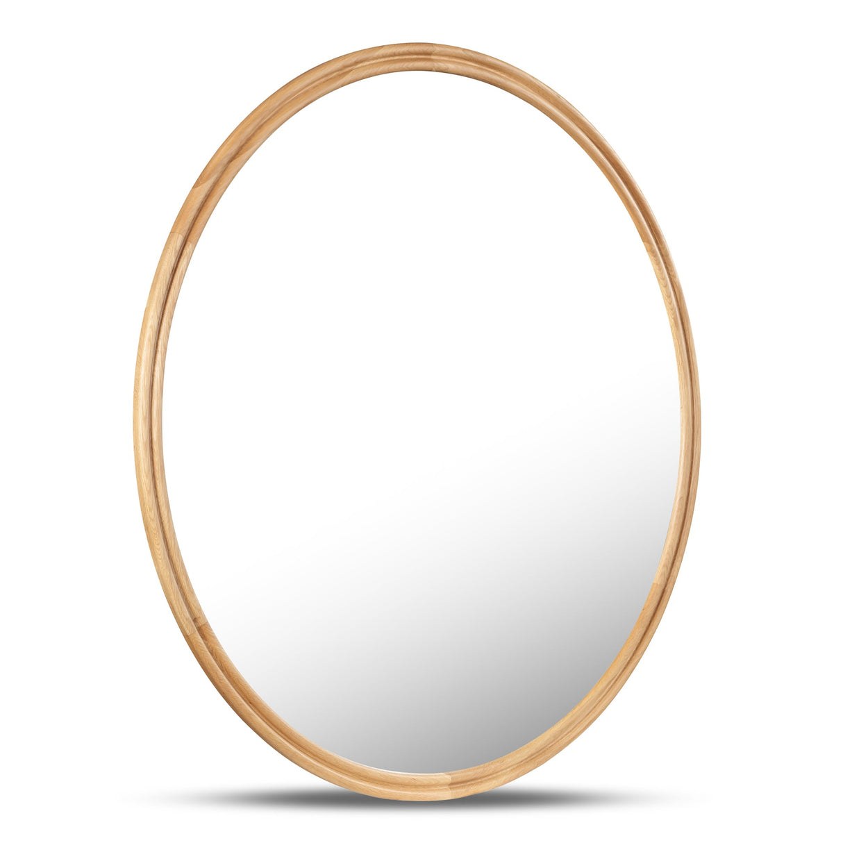 Alcott Oak Round Small Mirror by MOES at Eve Furniture