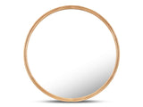 Alcott Oak Round Small Mirror