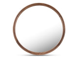 Alcott Walnut Large Round Mirror by MOES at Eve Furniture