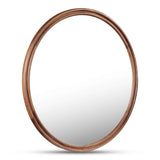 Alcott Walnut Large Round Mirror by Moe's Home at Eve Furniture