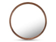 Alcott Walnut Large Round Mirror by Moe's Home at Eve Furniture