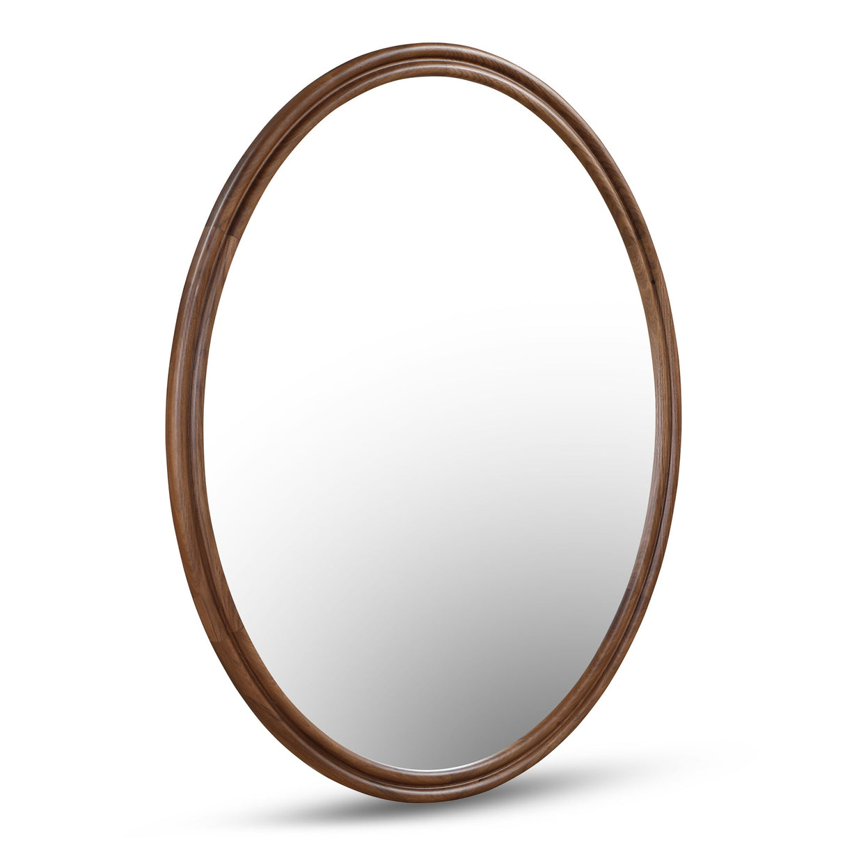 Alcott Walnut Oval Mirror by MOES at Eve Furniture