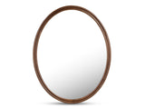Alcott Walnut Oval Mirror by Moe's Home at Eve Furniture