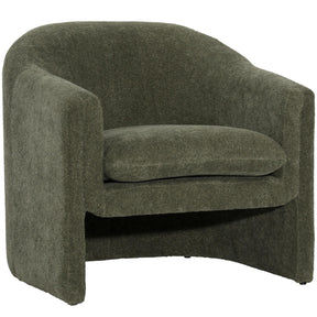 Alda Chair, Green by Dovetail at Eve Furniture