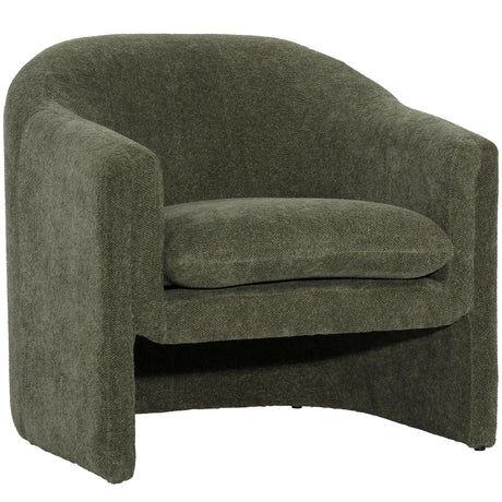 Alda Chair, Green by Dovetail at Eve Furniture