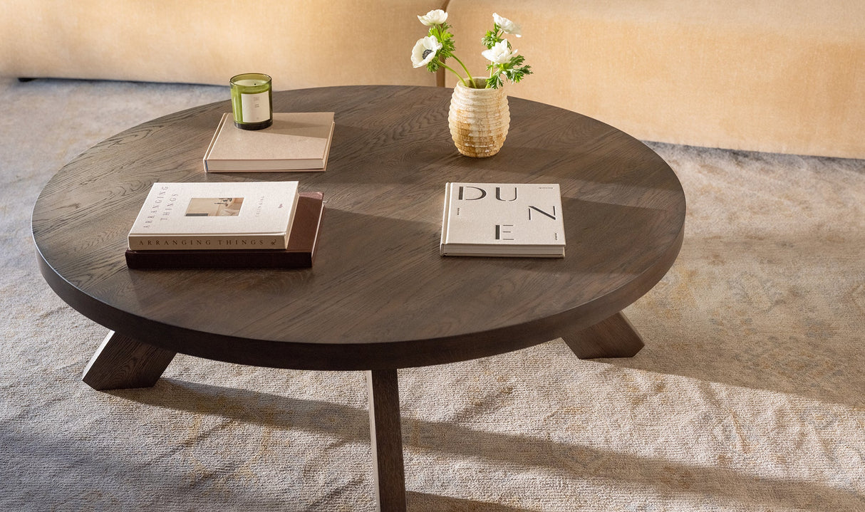 Alden Coffee Table Cool Brown by Moe's Home at Eve Furniture