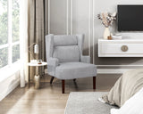 Alden Gray Accent Chair by Homelegance at Eve Furniture