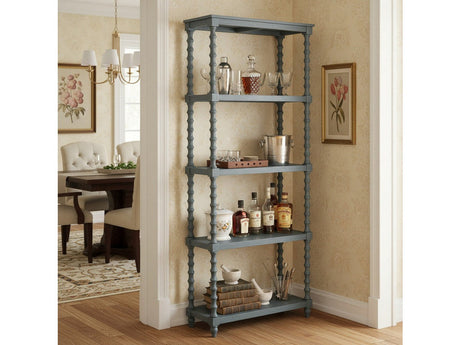 Alden Gray Etagere by Crestview at Eve Furniture