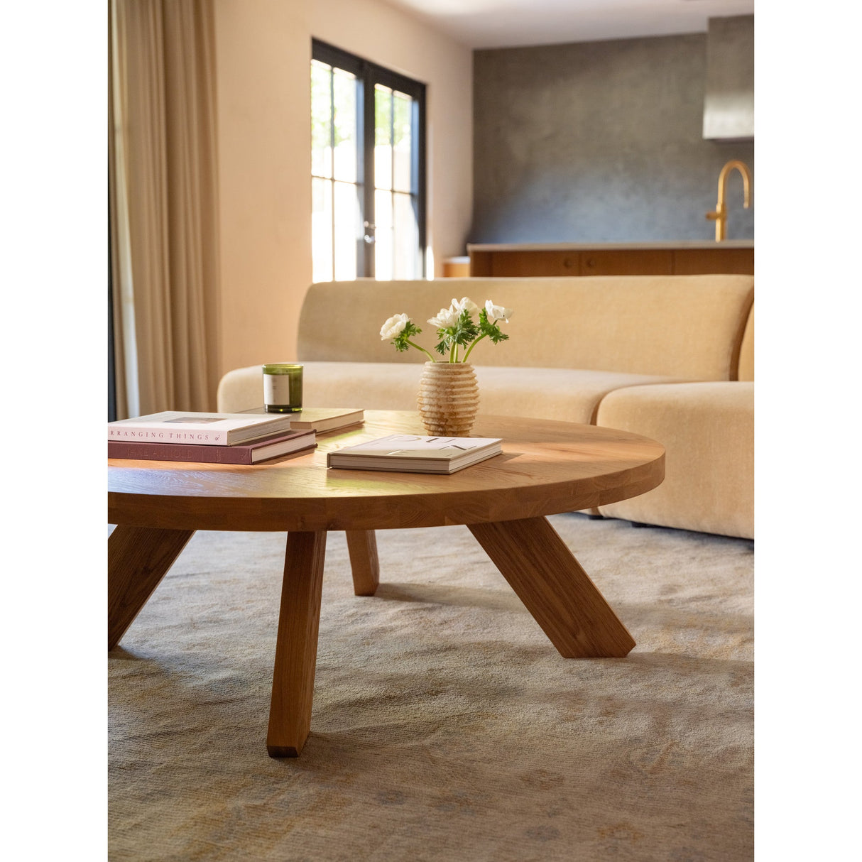 Alden Natural Oak Coffee Table by Moe's Home at Eve Furniture