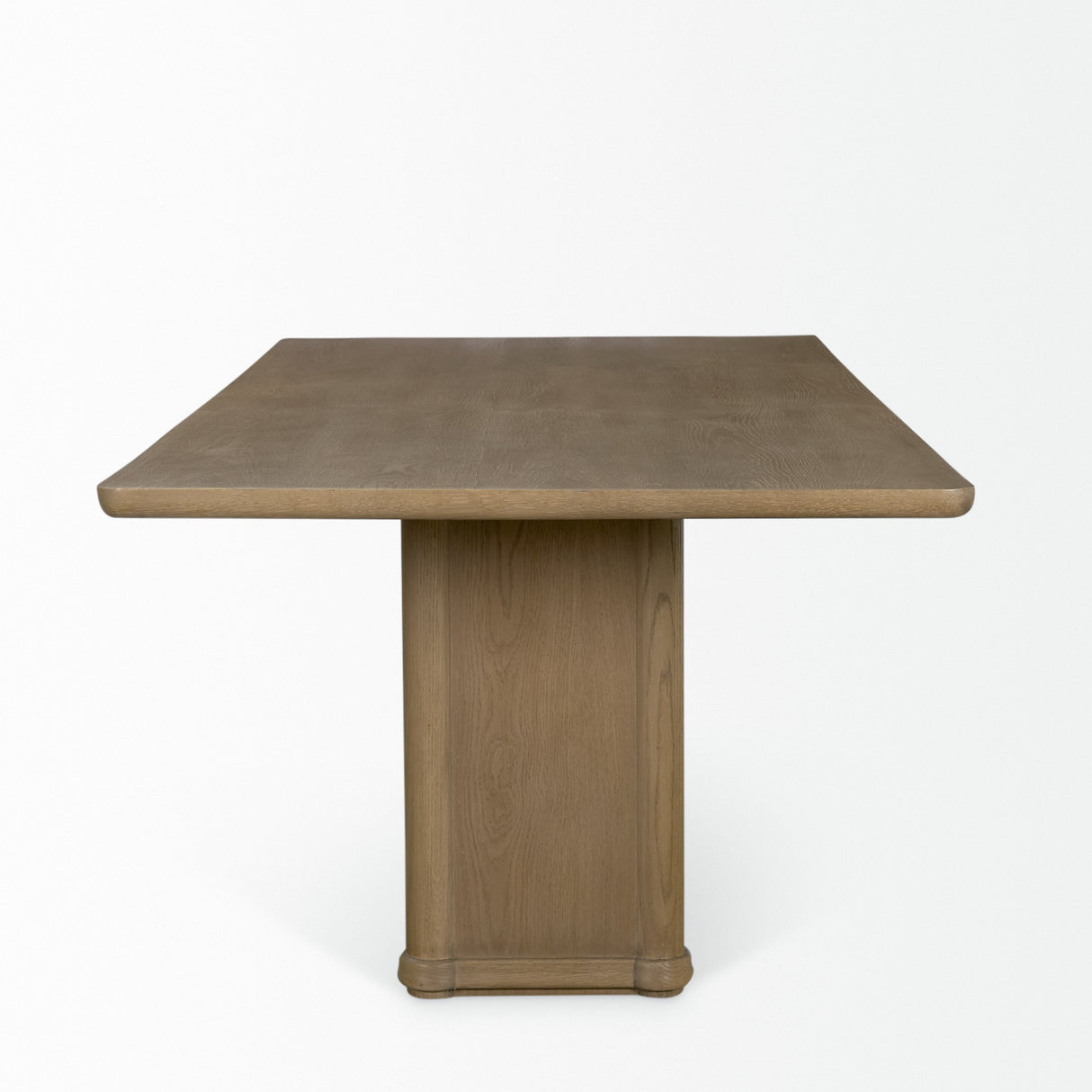 Alden 84" Rectangular Medium Brown Wood Dining Table by Mercana at Eve Furniture