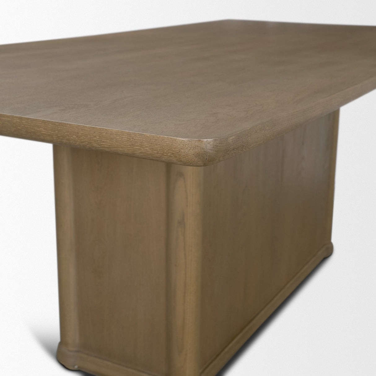 Alden 84" Rectangular Medium Brown Wood Dining Table by Mercana at Eve Furniture