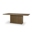 Alden 84" Rectangular Medium Brown Wood Dining Table by Mercana at Eve Furniture