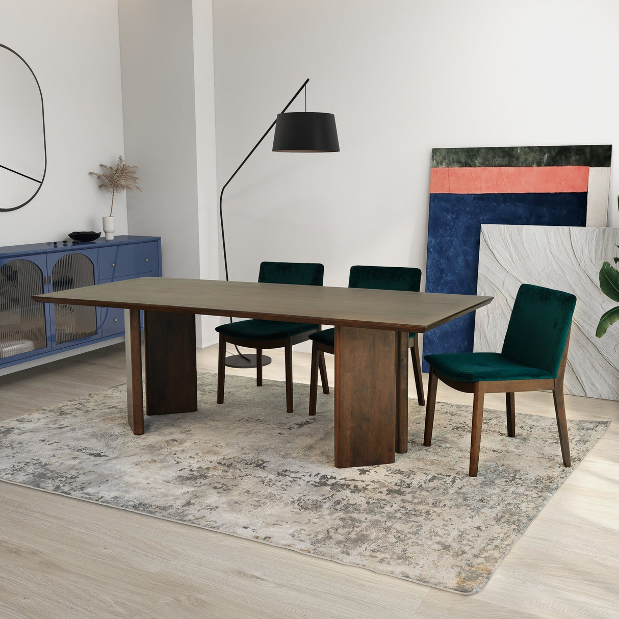 Alden Walnut Dining Table by Ashcroft Furniture at Eve Furniture