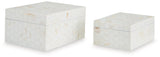 Aldenburg Cream Box by Ashley at Eve Furniture