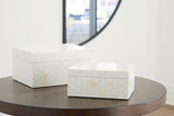 Aldenburg Cream Box by Ashley at Eve Furniture