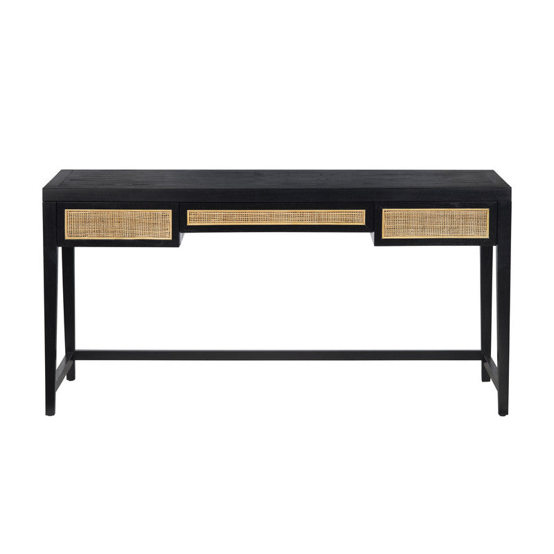 Alder Black Writing Desk by Crestview at Eve Furniture