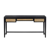 Alder Black Writing Desk by Crestview at Eve Furniture