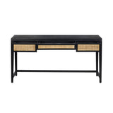 Alder Black Writing Desk by Crestview at Eve Furniture