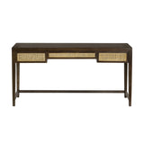 Alder Brown Writing Desk by Crestview at Eve Furniture