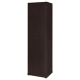 Alder Cappuccino 71-inch 6-shelf Corner Bookcase by Coaster at Eve Furniture