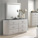 Aldgate Light Gray 4-Piece Queen Bedroom Set by Furniture of America at Eve Furniture