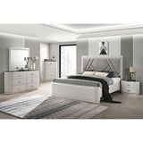 Aldgate Light Gray 4-Piece Queen Bedroom Set by Furniture of America at Eve Furniture
