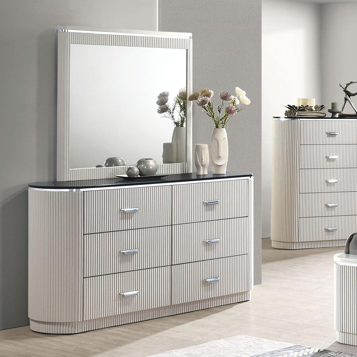 Aldgate Light Gray Dresser by Furniture of America at Eve Furniture