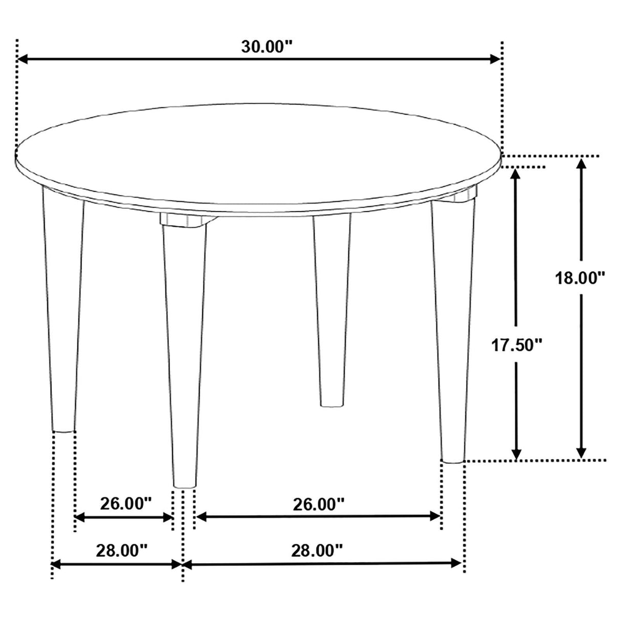 Aldis Round Marble Top Coffee Table White and Natural by Coaster at Eve Furniture