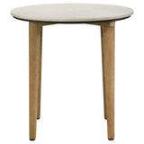 Aldis White and Brown 2-Piece Coffee and End Table Set by Coaster at Eve Furniture
