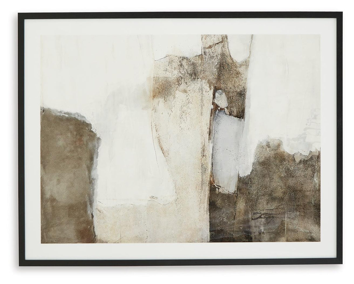 Aldricton Brown/White Wall Art by Ashley at Eve Furniture