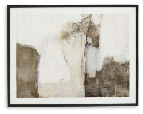 Aldricton Brown/White Wall Art by Ashley at Eve Furniture