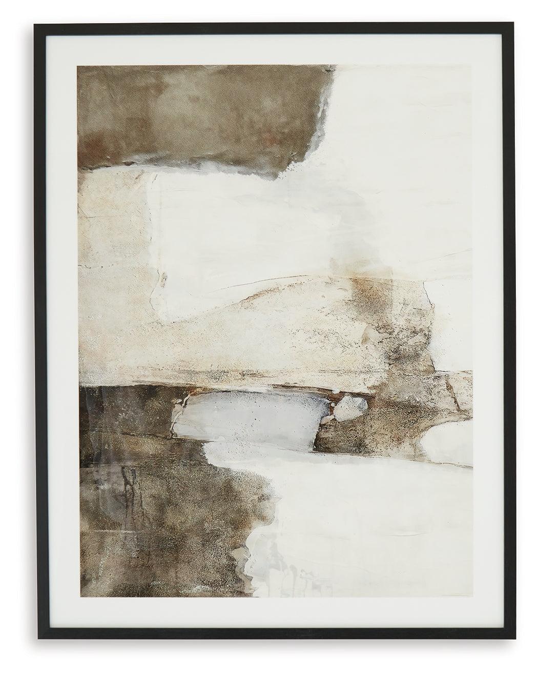 Aldricton Brown/White Wall Art by Ashley at Eve Furniture