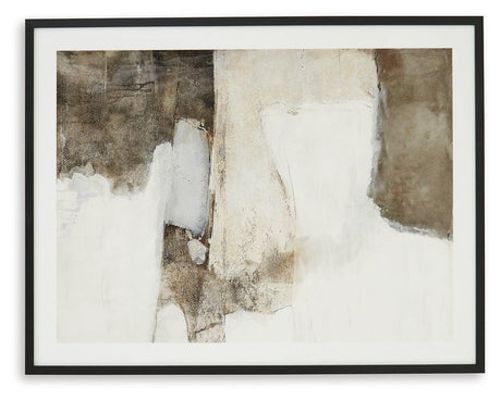 Aldricton Brown/White Wall Art by Ashley at Eve Furniture