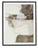 Aldricton Brown/White Wall Art by Ashley at Eve Furniture