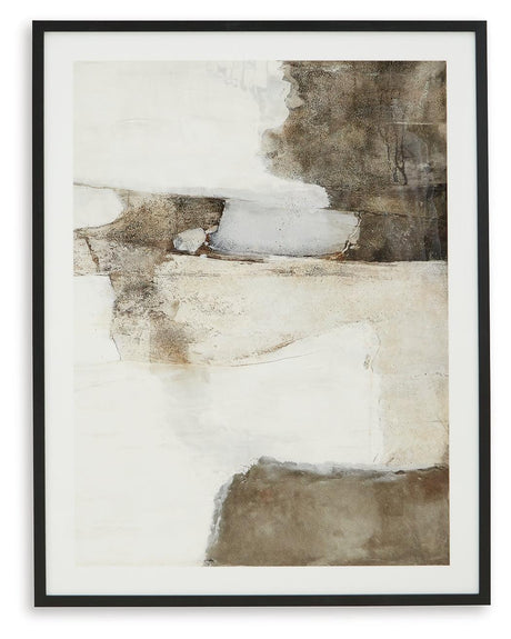 Aldricton Brown/White Wall Art by Ashley at Eve Furniture